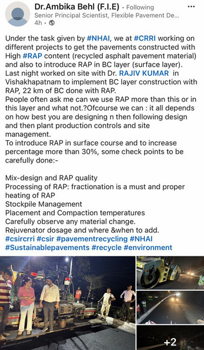 Road Construction Operations